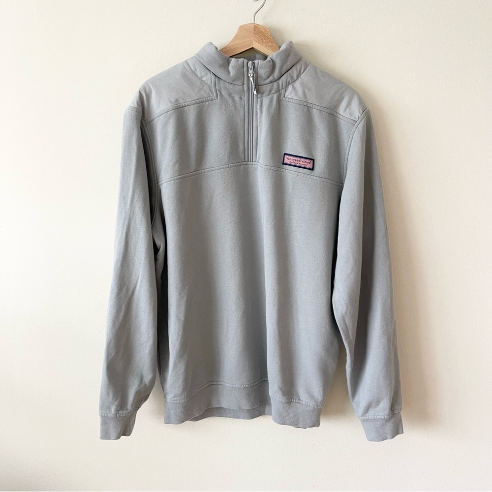 Vineyard Vines Shep Jacket 1/4 zip pullover top men’s size M gray